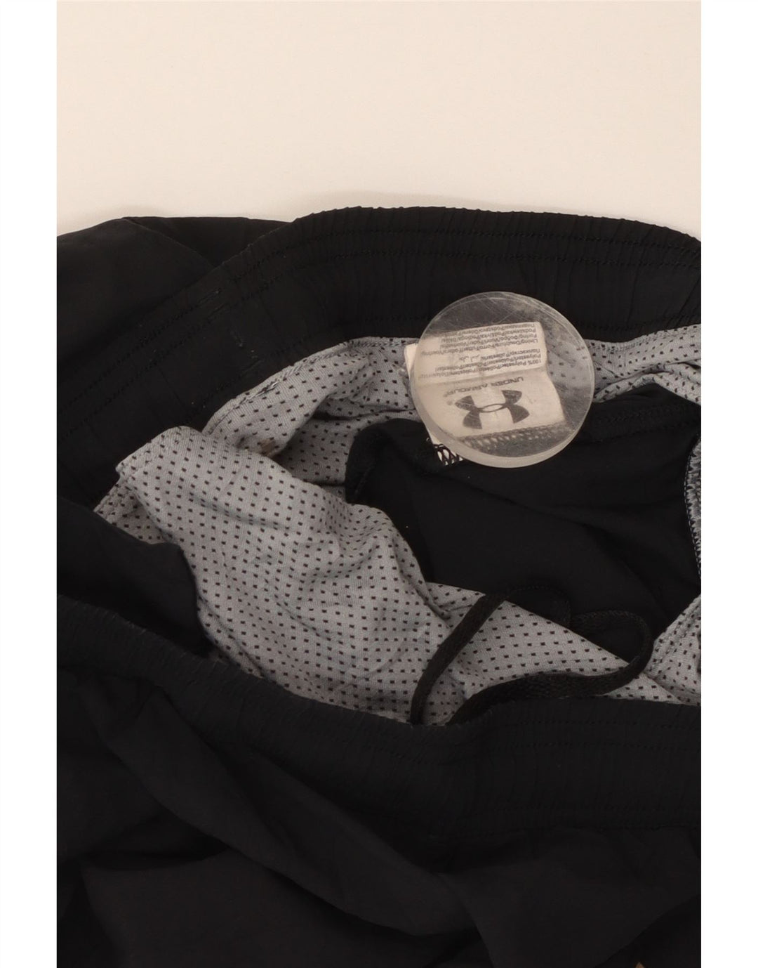 Pantaloni scurți de înot Under Armour pentru bărbați, poliester mediu negru