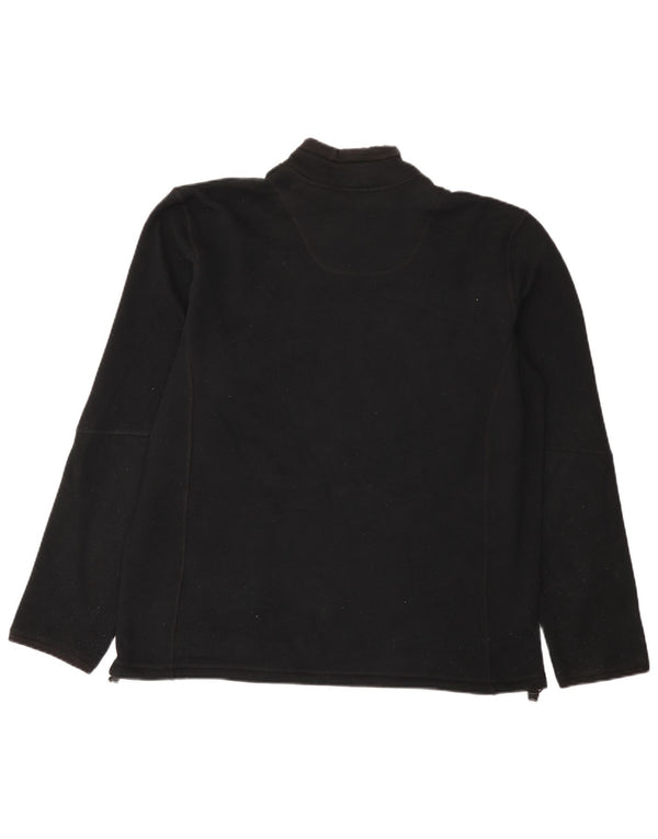 Marks & Spencer Mens Tracksuit Top Jacket Large Black Polyester