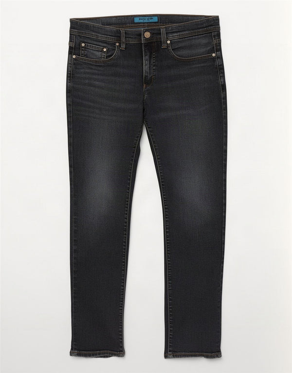 Jeans conici pentru bărbați Pierre Cardin Lyon W32 L32 bumbac bleumarin