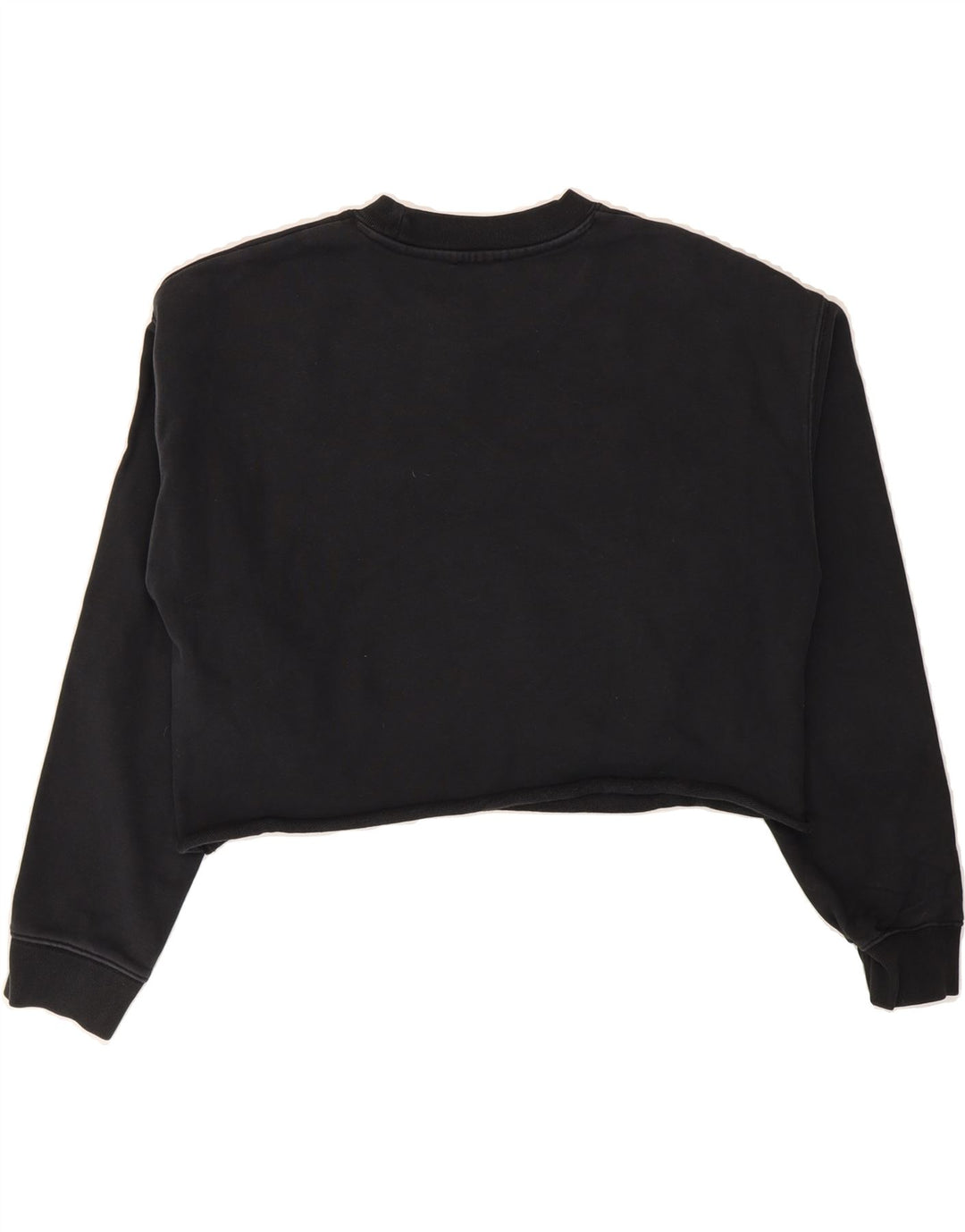 LEVI'S Womens Oversized Crop Graphic Sweatshirt Jumper UK 10 Small Black Vintage Levi's and Second-Hand Levi's from Messina Hembry 