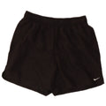 Pantaloni scurți sport Nike pentru bărbați, poliester mediu negru