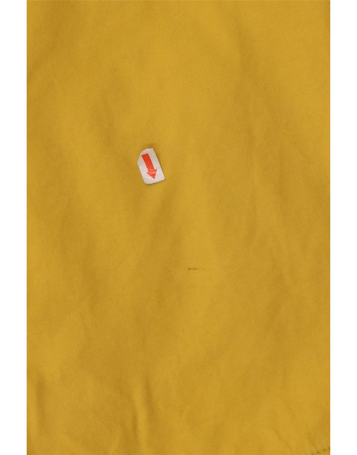 JOULES Jachetă de ploaie cu glugă pentru femei UK 8, bumbac galben mic