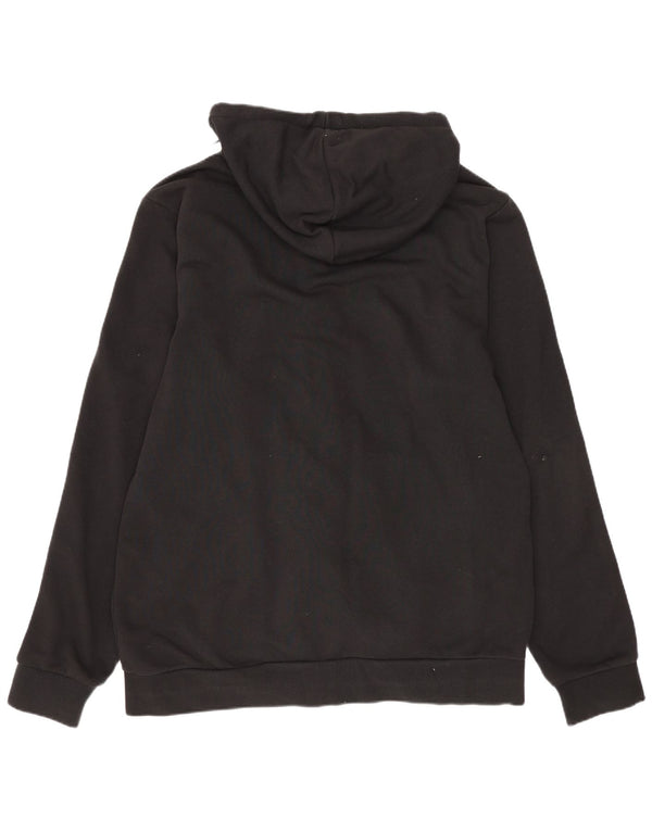 Pulover Adidas pentru bărbați, cu fermoar, bumbac mare, negru