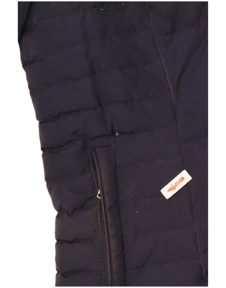 Crew Clothing Jachetă căptușită cu glugă pentru femei UK 16 Poliester mare bleumarin