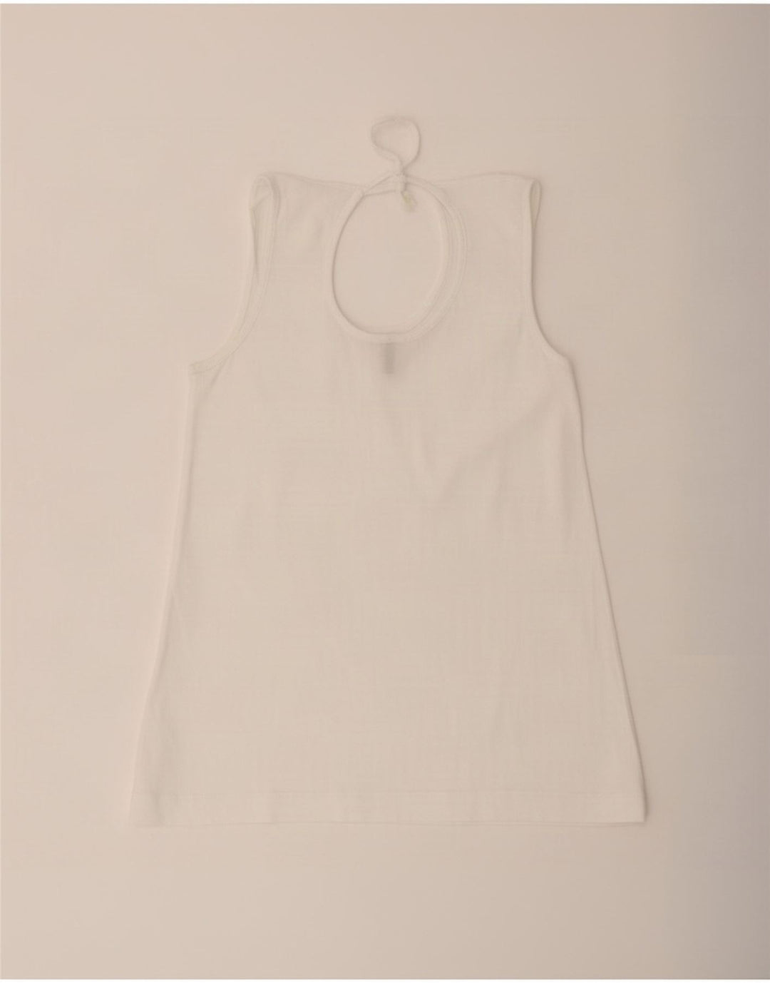 Bluză fără mâneci pentru femei Benetton UK 12 Medium White