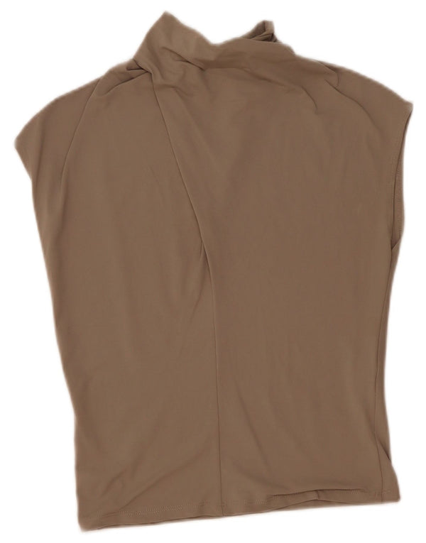 Bluză fără mâneci pentru femei Zara UK 12 Medium Gri Poliamidă