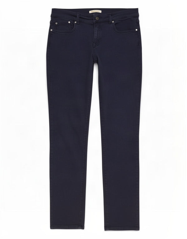 Pantaloni casual slim pentru femei Barbour UK 14 Medium W30 L29 Bleumarin Bumbac