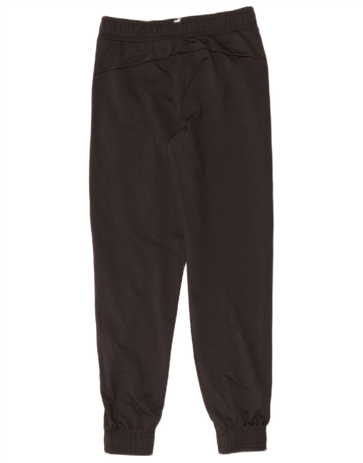 Puma Băieți Pantaloni Trening Pantaloni Joggeri 11-12 Ani Poliester Negru