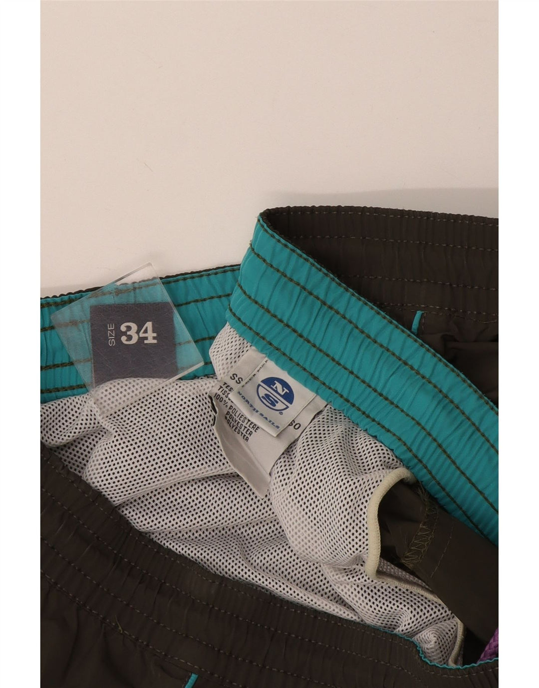 Pantaloni scurți de înot North Sails pentru bărbați, mari, verde, poliester