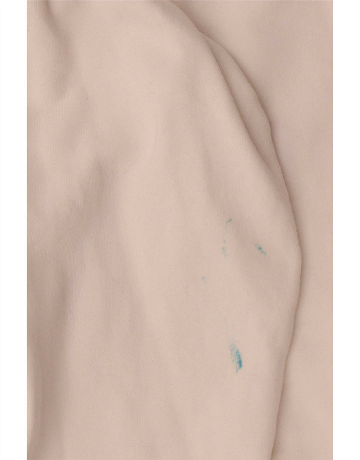 Pulover de hanorac oversize crop grafic Roxy pentru femei UK 10 Small White