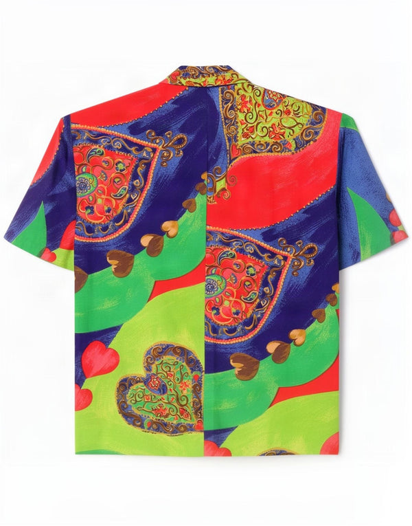 Blazer Vintage pentru femei IT 42 Medium Multicolor Patchwork