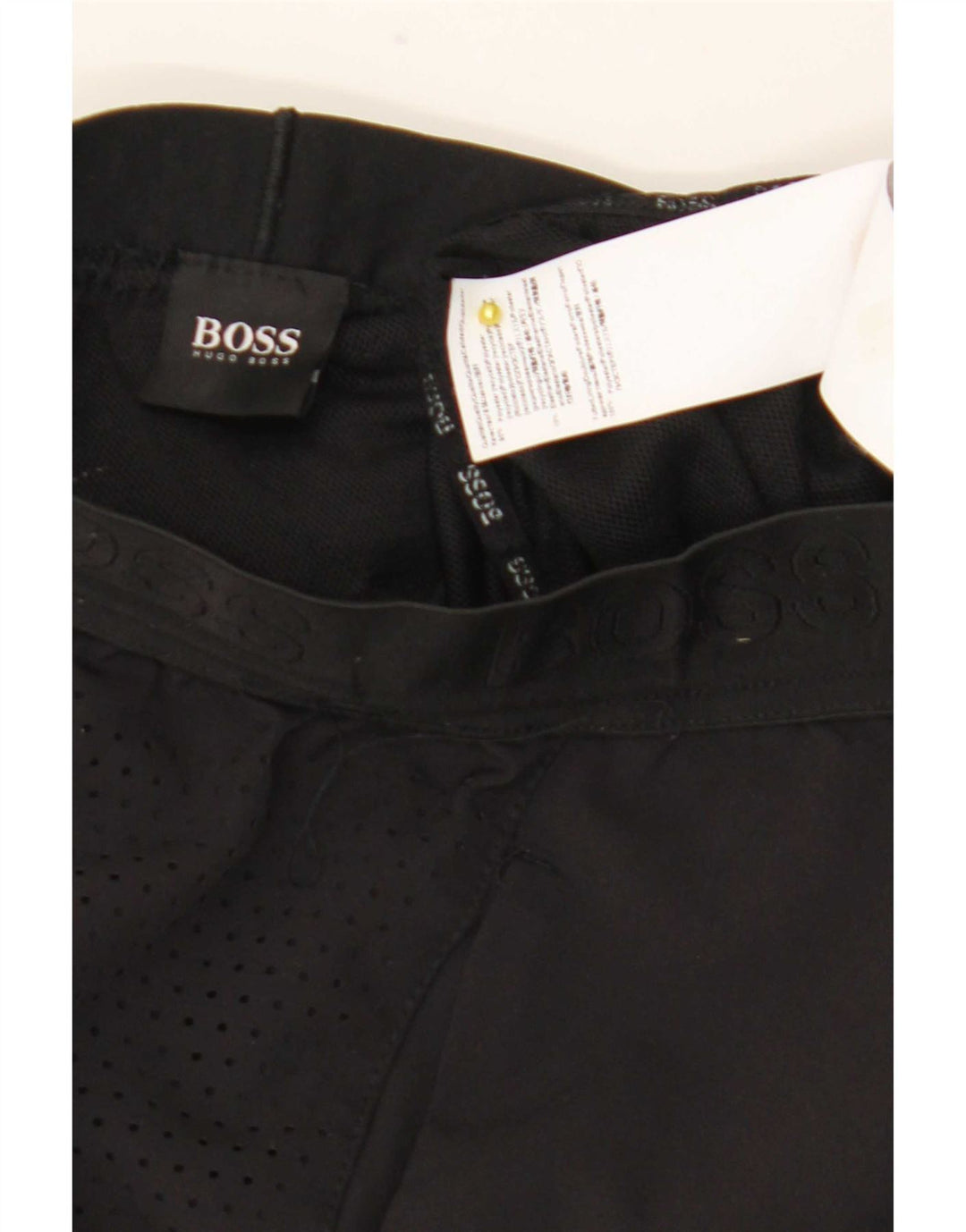 Pantaloni scurti sport pentru bărbați Hugo Boss, poliester negru mic