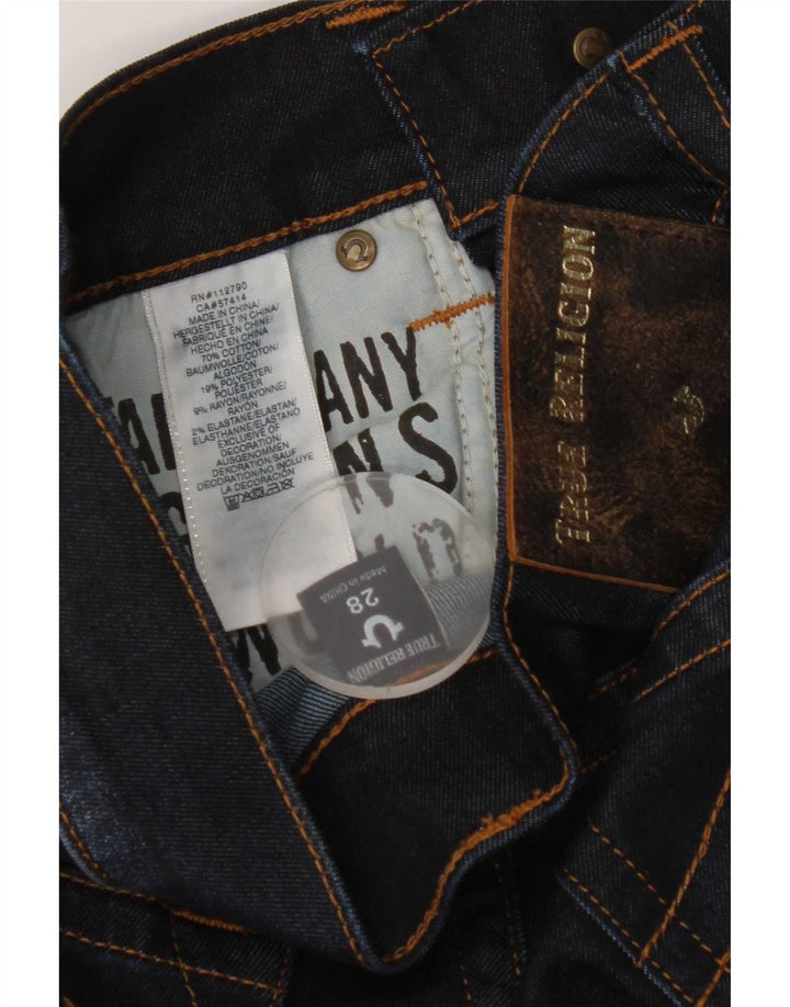 True Religion Blugi subțiri pentru femei L28 L34 Bumbac bleumarin