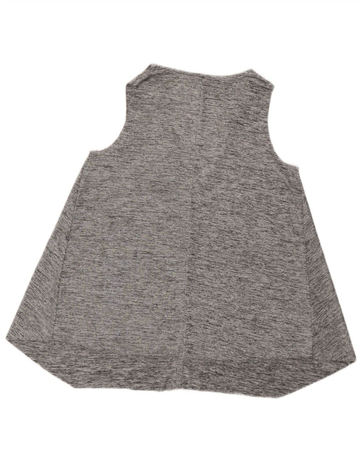 Vest Vest Top Femei Zara UK 12 Medium Gri Flecked