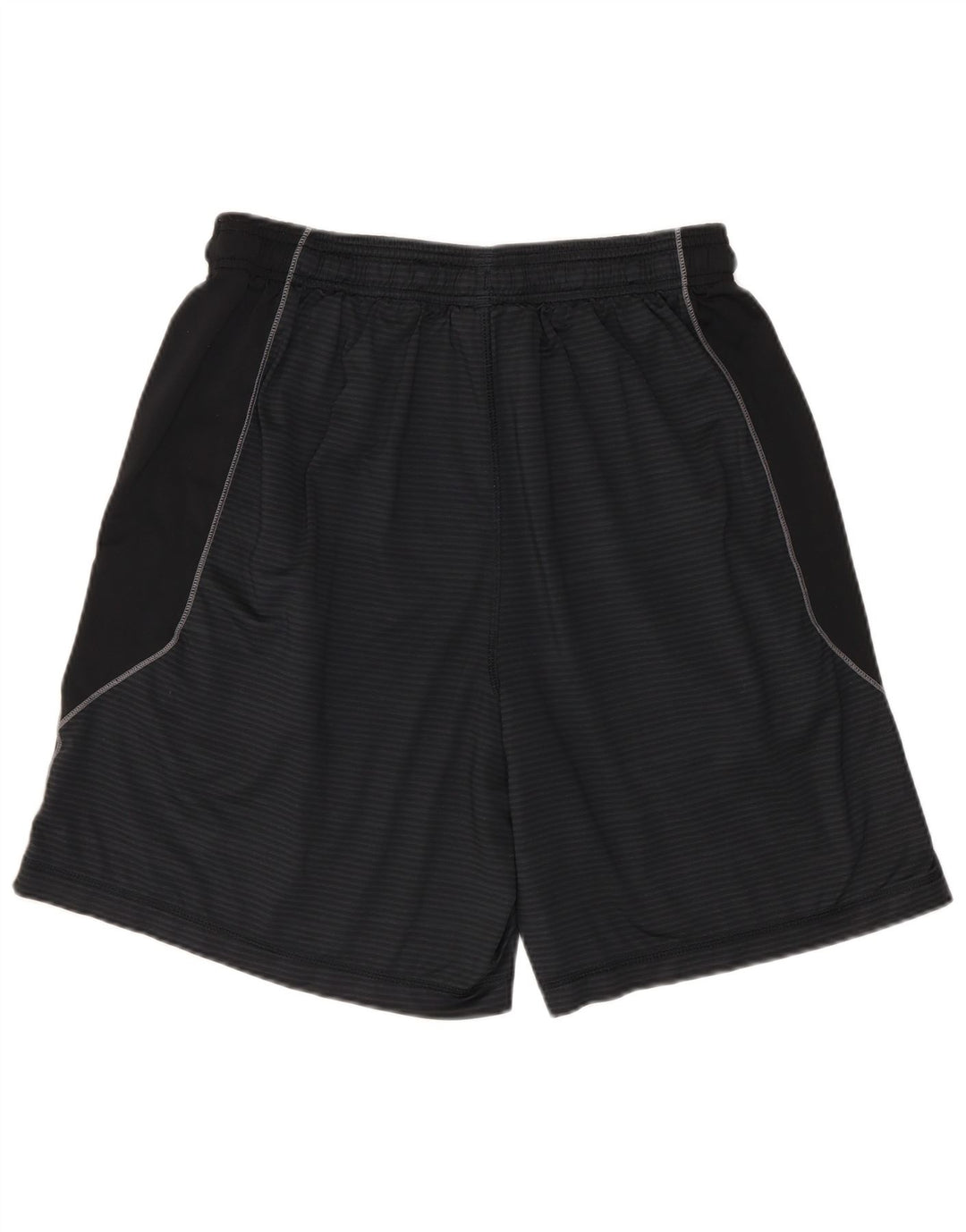 Pantaloni scurți sport grafic Under Armour pentru bărbați, medii, negru, cu dungi