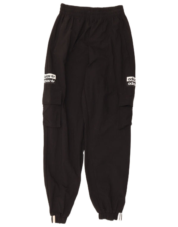 Pantaloni de trening cu grafic pentru femei Adidas Pantaloni de jogging UK 8 Small Black