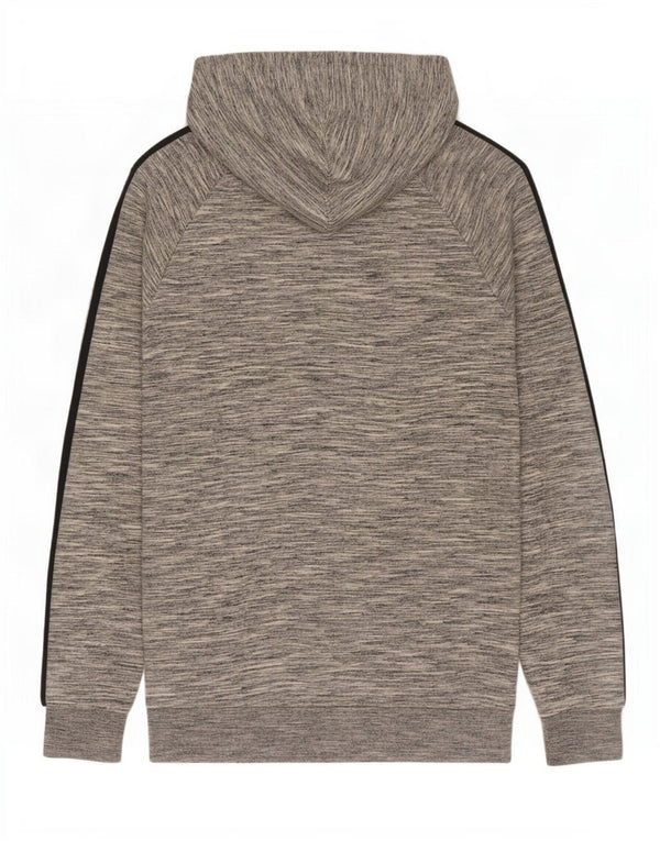 Adidas Mens Zip Hoodie Sweater XS Grey Flecked Cotton