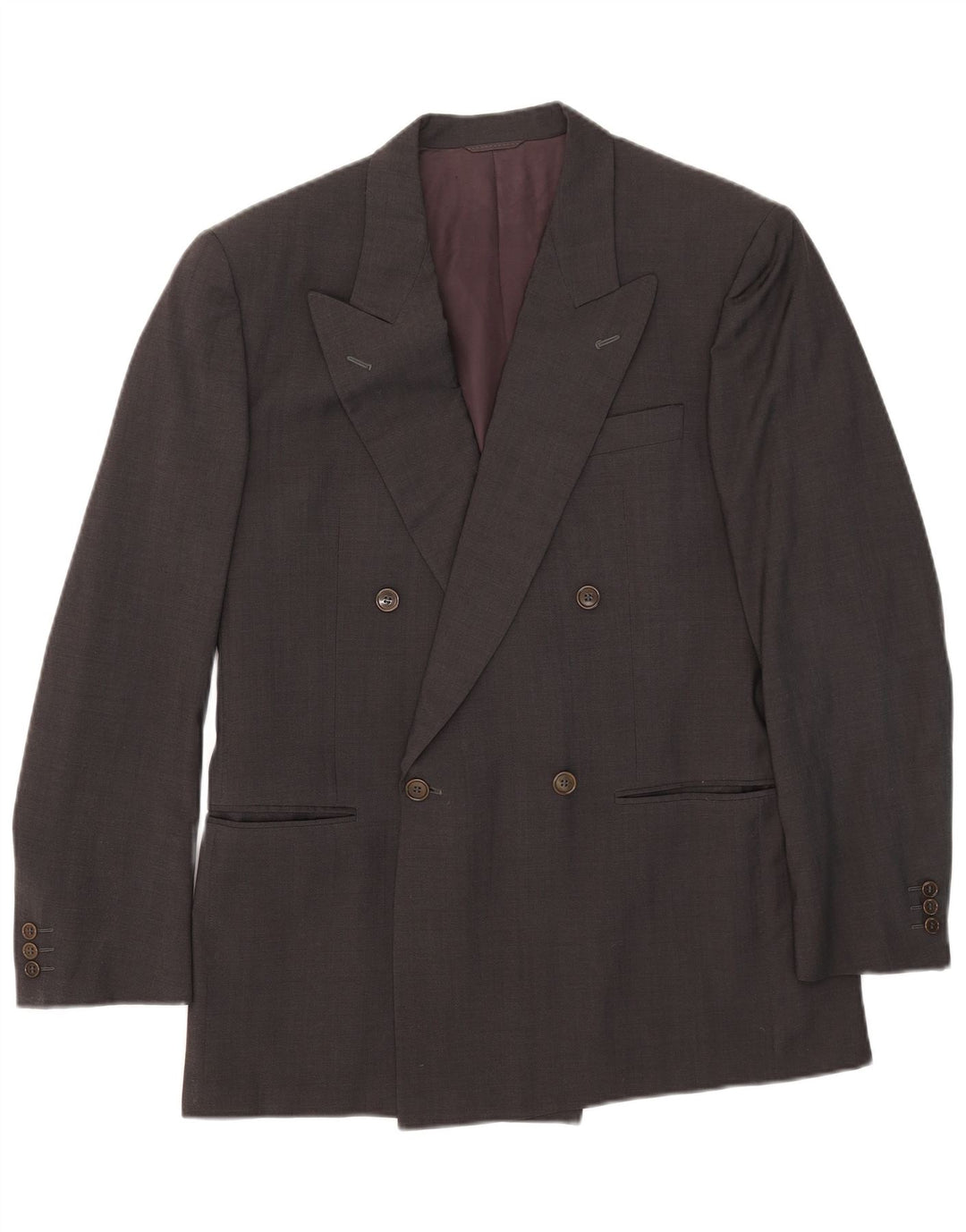 Jachetă pentru bărbați Nino Cerruti Blazer dublu piept IT 50 Lână mare gri