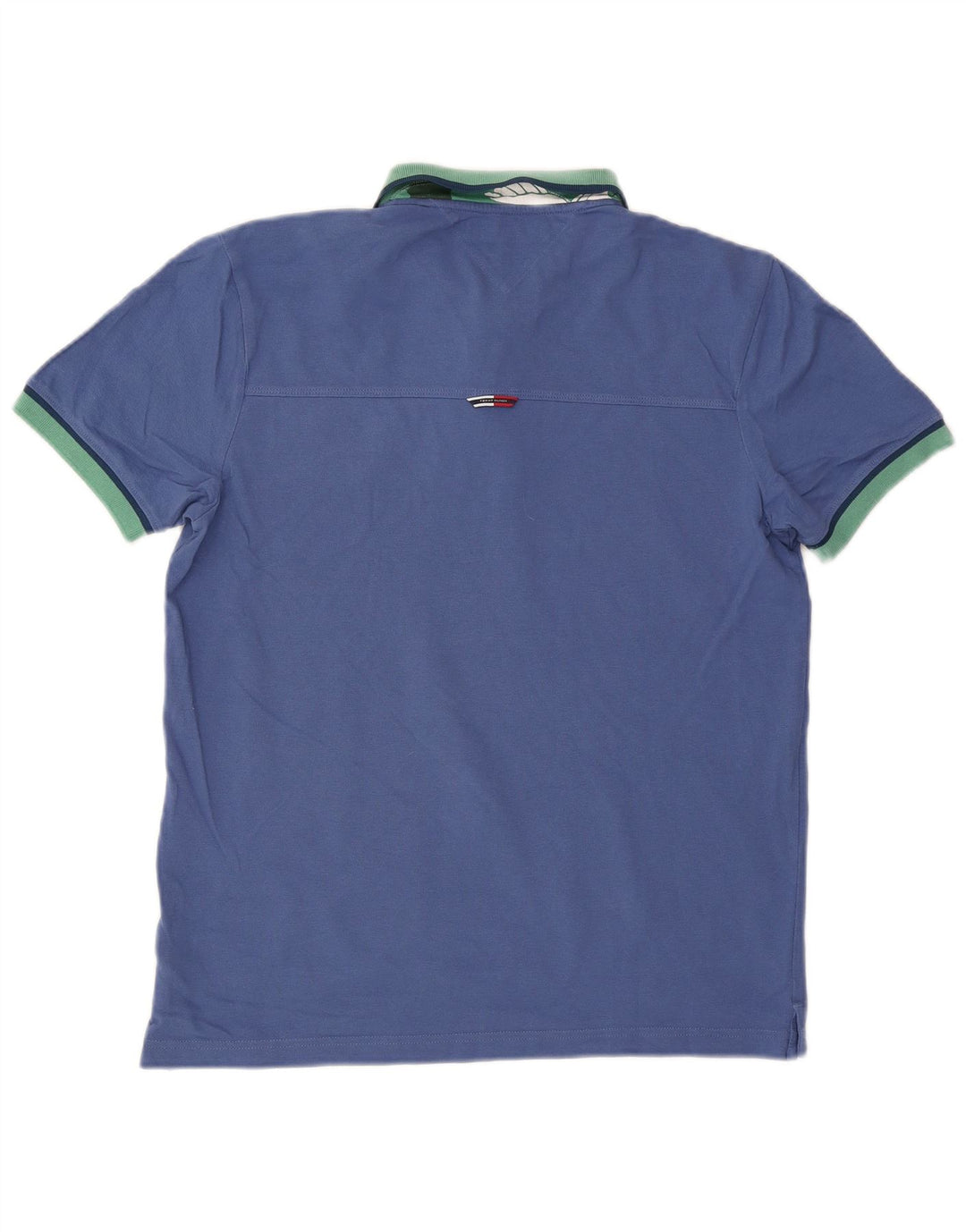 Tricou polo TOMMY HILFIGER pentru bărbați, bumbac albastru mediu