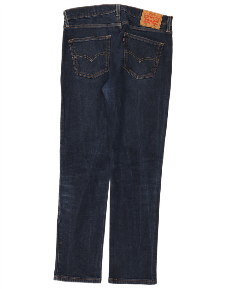 Blugi 511 Slim LEVI'S pentru bărbați L34 L32 Bumbac bleumarin