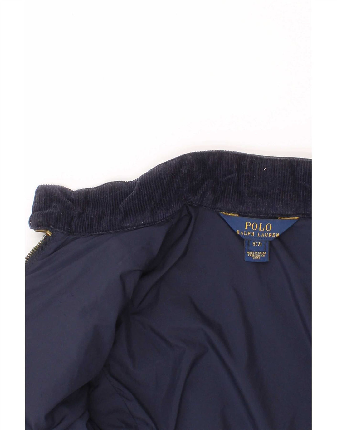 Jachetă matlasată Polo Ralph Lauren pentru fete 6-7 ani Poliester bleumarin mic