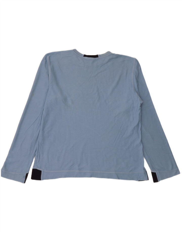 Tricou cu mânecă lungă PUMA pentru bărbați, XL, albastru, bumbac