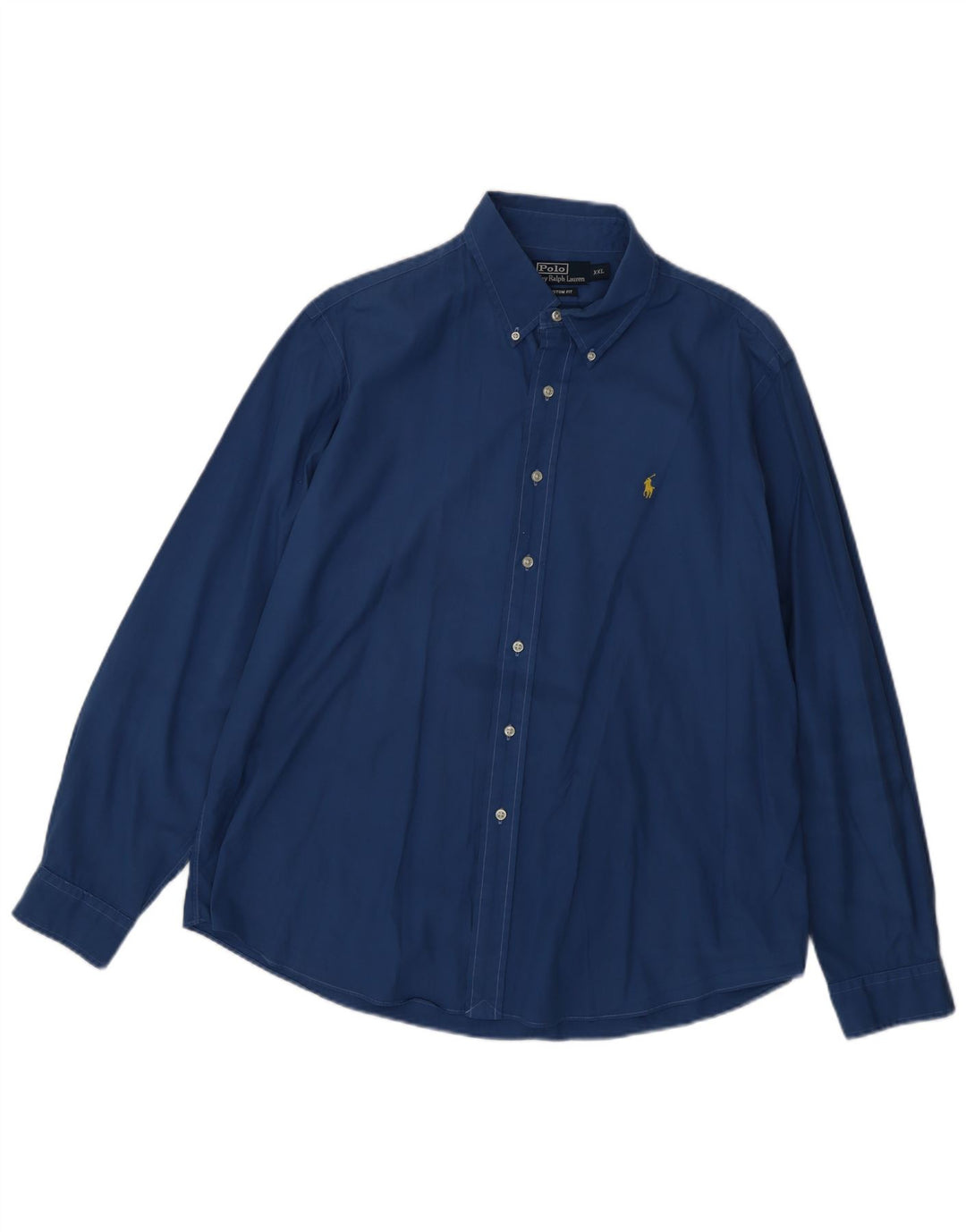 Cămașă personalizată Polo Ralph Lauren pentru bărbați, bumbac albastru 2XL