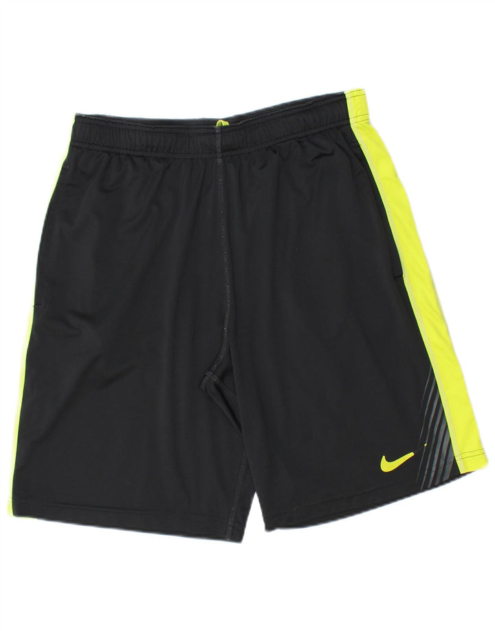 Pantaloni scurti sport Nike pentru bărbați, negru, poliester color bloc