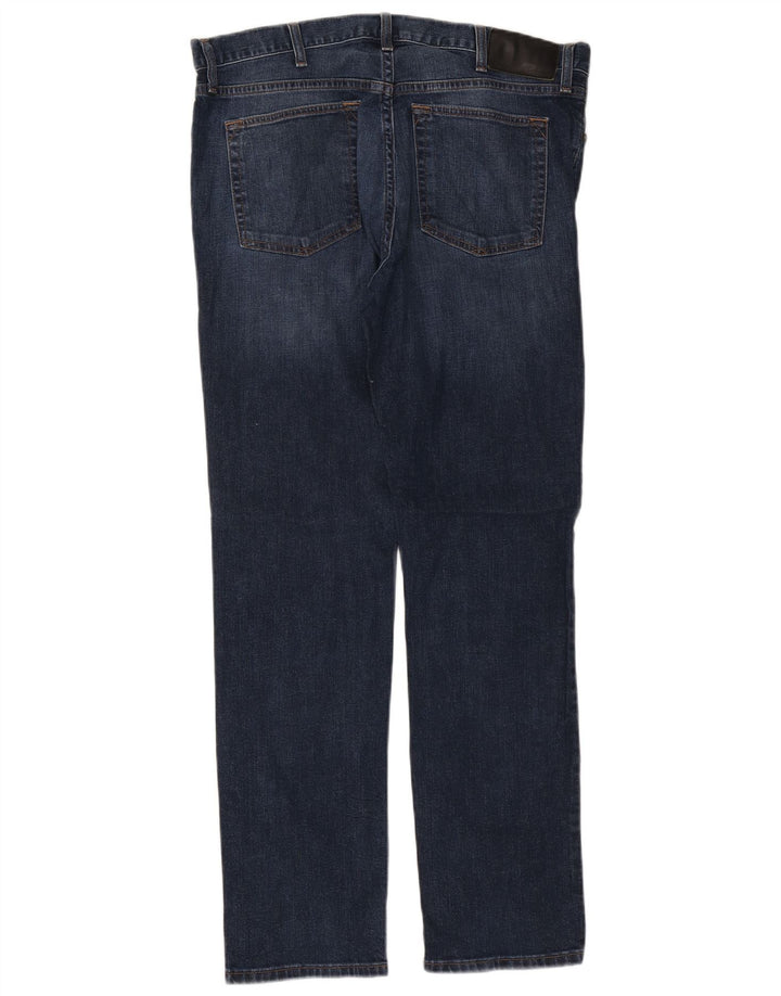 Blugi subțiri pentru bărbați Eddie Bauer W36 L32 bumbac bleumarin