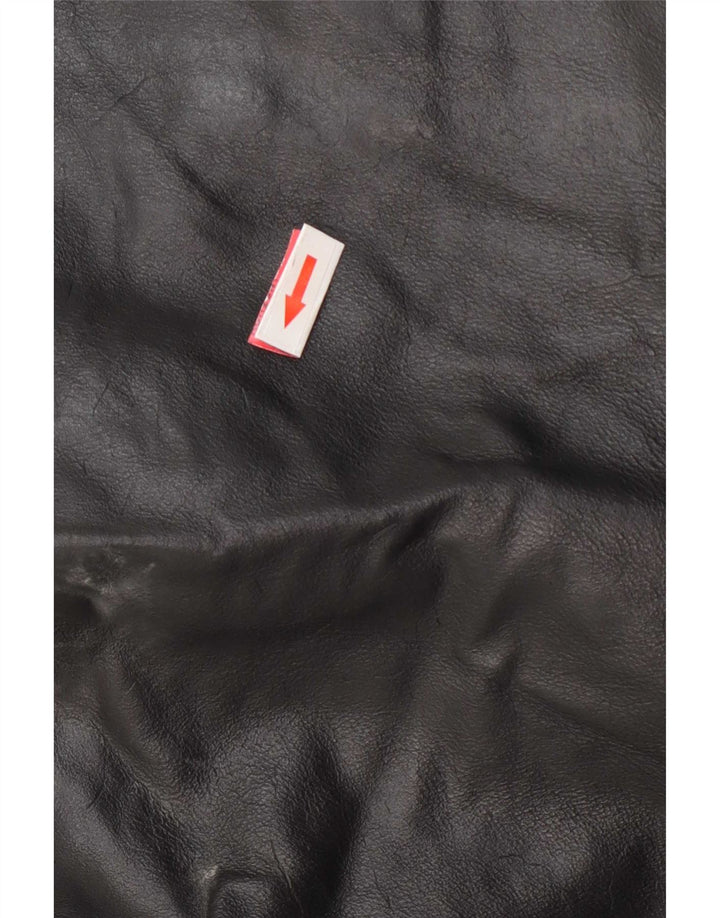 Jachetă de piele pentru bărbați John Roose UK 38 Medium Black