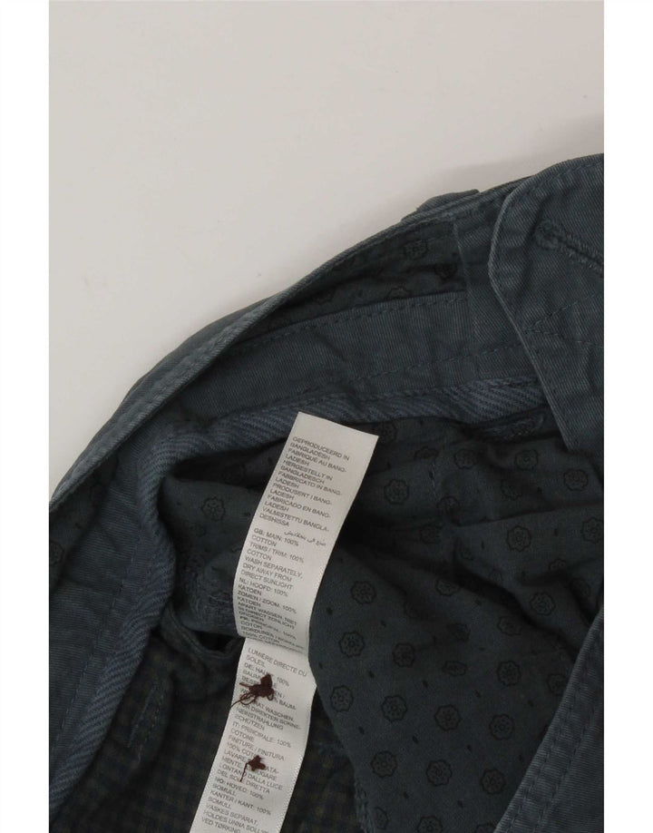 Fat Face Mens Chino Shorts Medium W30 Blue Cotton