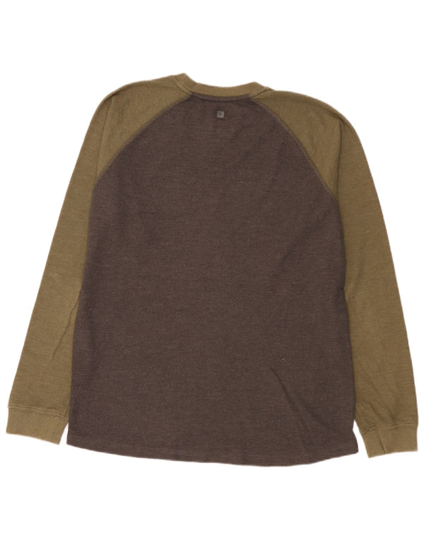Mountain Warehouse pentru bărbați IsoCool Top cu mânecă lungă, mare, gri Colorblock