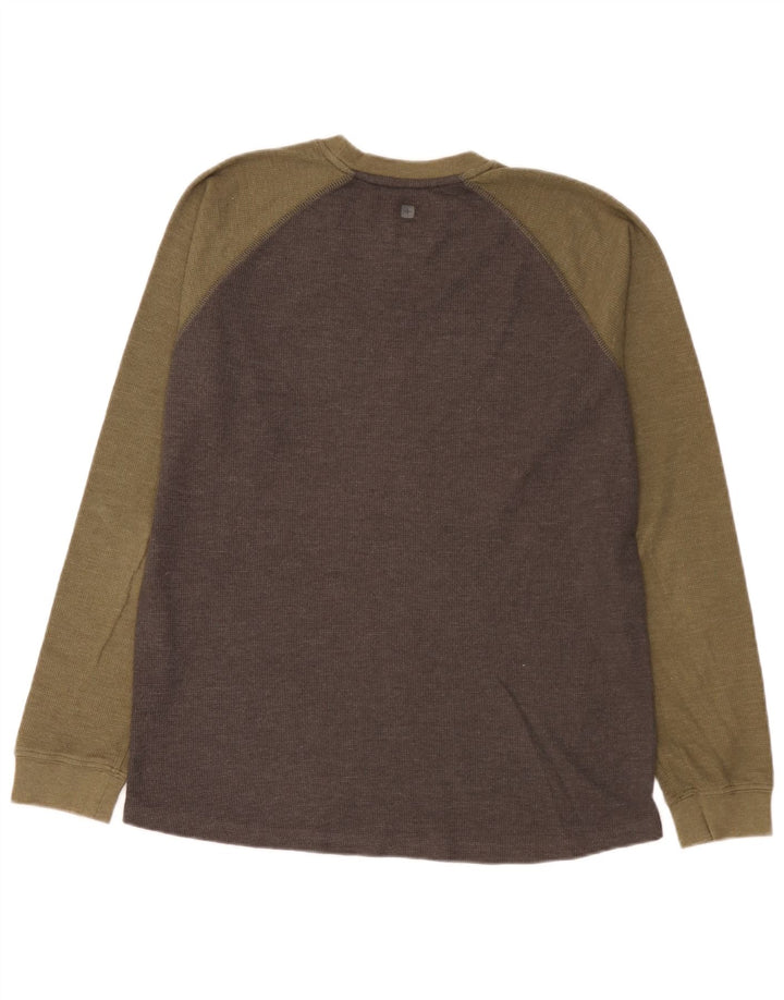 Mountain Warehouse pentru bărbați IsoCool Top cu mânecă lungă, mare, gri Colorblock
