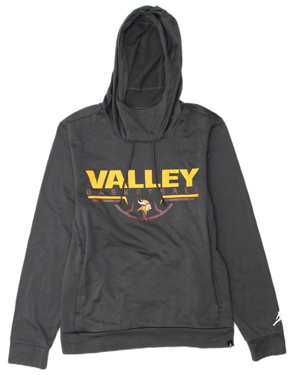 Jumper Jordan pentru bărbați Minnesota Vikings Graphic Hoodie Pulover mic, gri, poliester