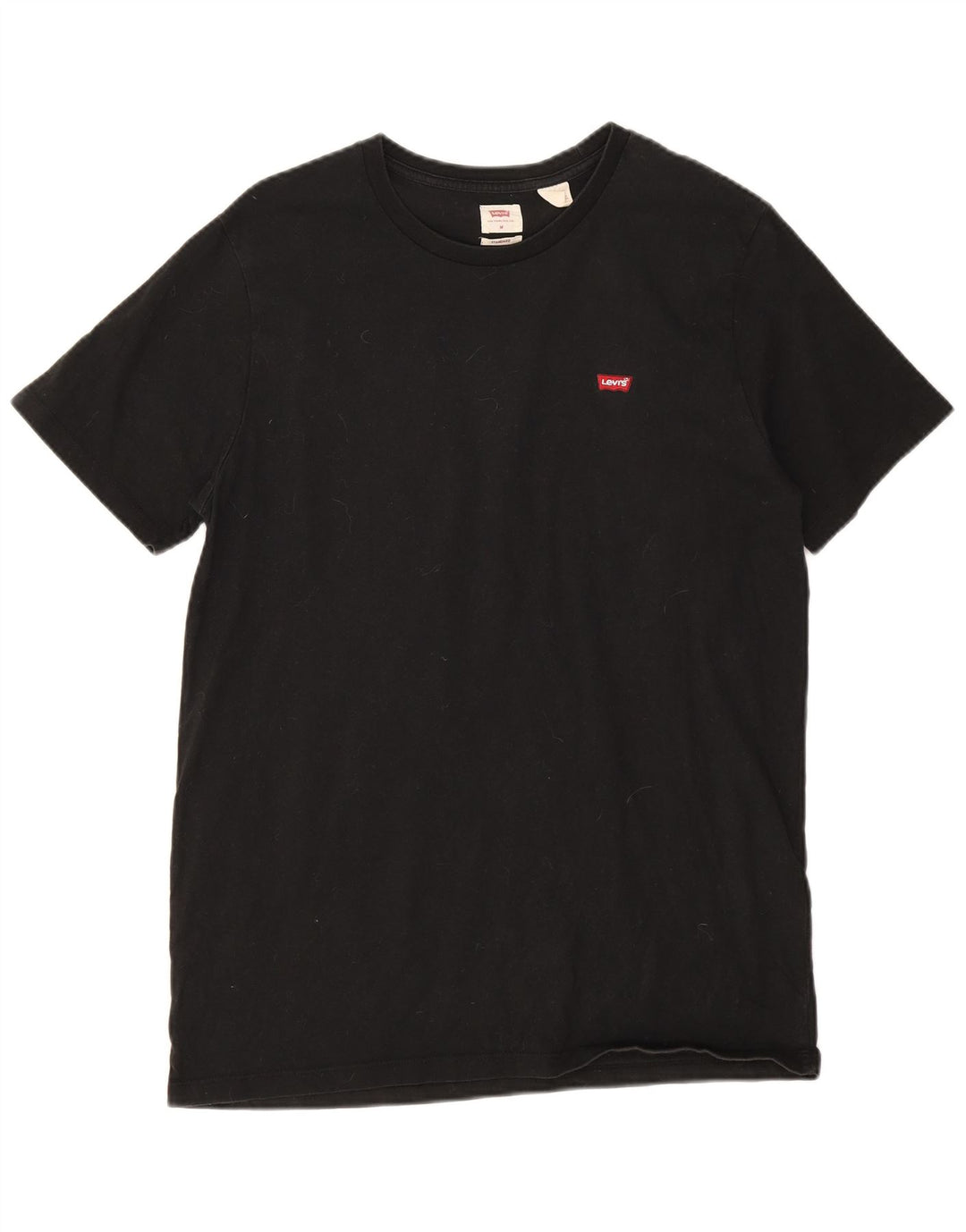 Tricou standard pentru bărbați Levi's Top mediu din bumbac negru