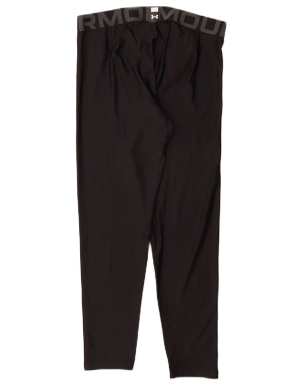 Pantaloni de trening Under Armour pentru băieți Heat Gear Graphic 13-14 ani XL negru