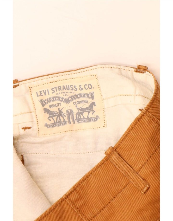 Pantaloni scurți chino pentru bărbați LEVI'S W34, bumbac maro mare