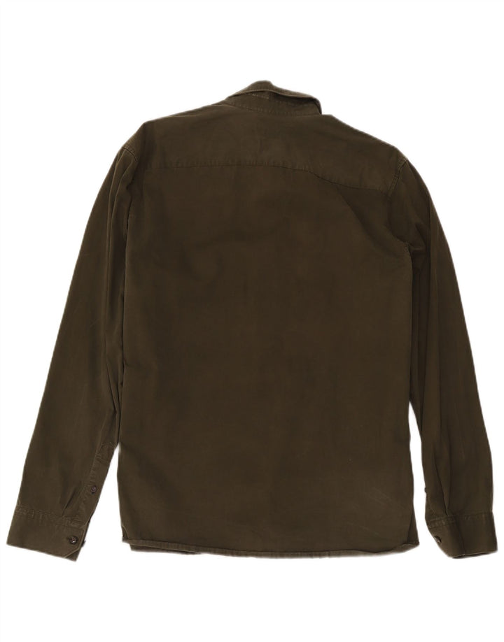 Cămașă pentru bărbați Ted Baker Mărimea 5 XL Bumbac kaki