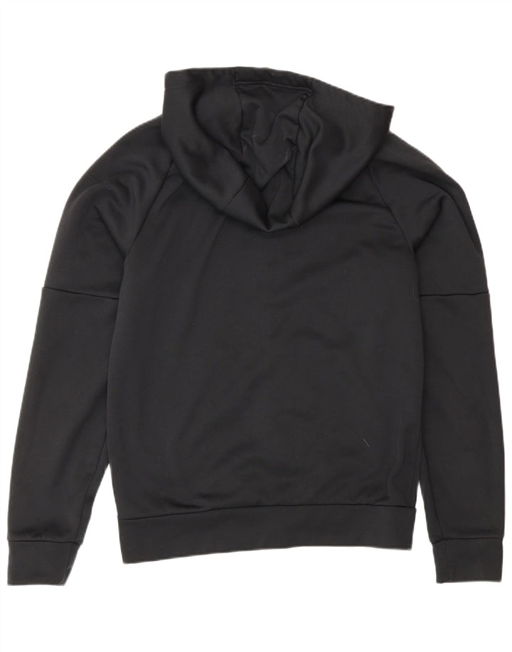 Pulover Nike pentru bărbați Therma-Fit, cu fermoar, poliester, negru