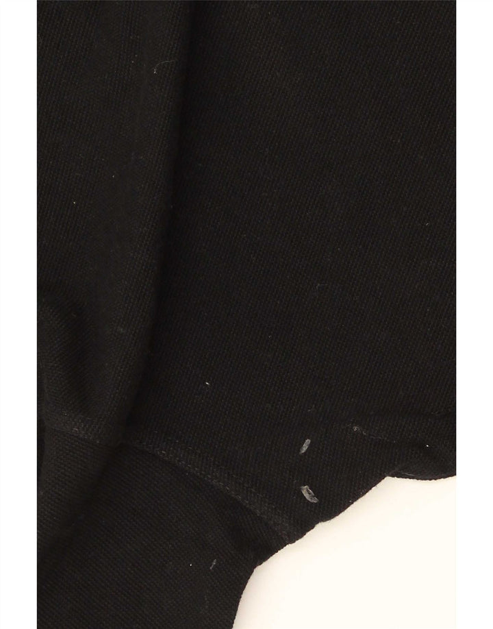 Cămașă polo Fred Perry pentru bărbați, bumbac mediu negru