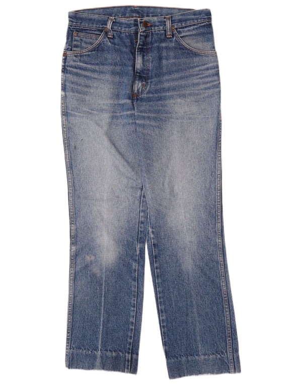 Blugi drepti pentru bărbați Wrangler W30 L28 Blue Cotton Classic