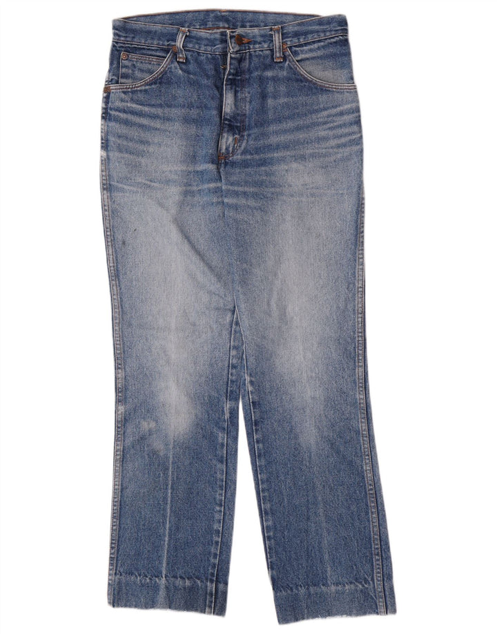 Blugi drepti pentru bărbați Wrangler W30 L28 Blue Cotton Classic