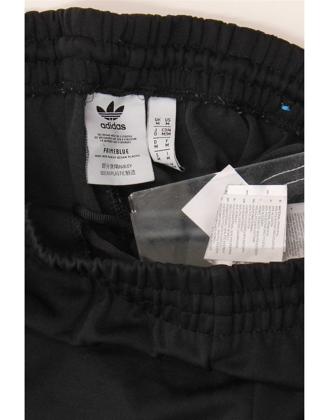 Pantaloni de trening Adidas pentru bărbați Joggeri poliester mediu negru