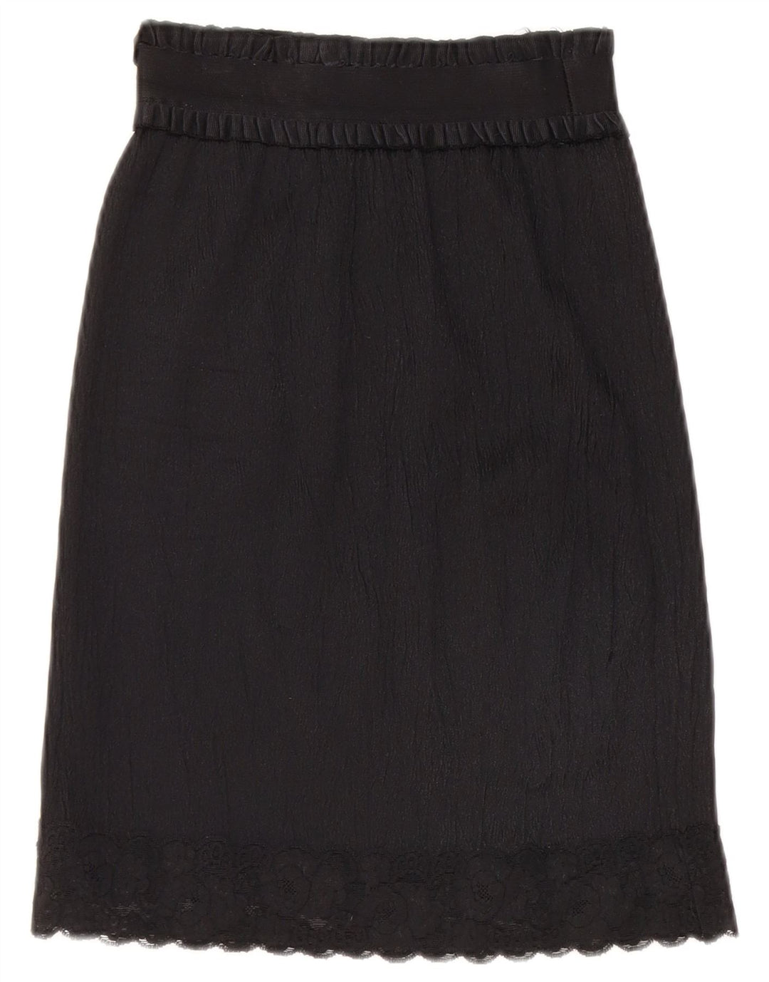 Fusta A-Line pentru femei Vintage W26 Small Black