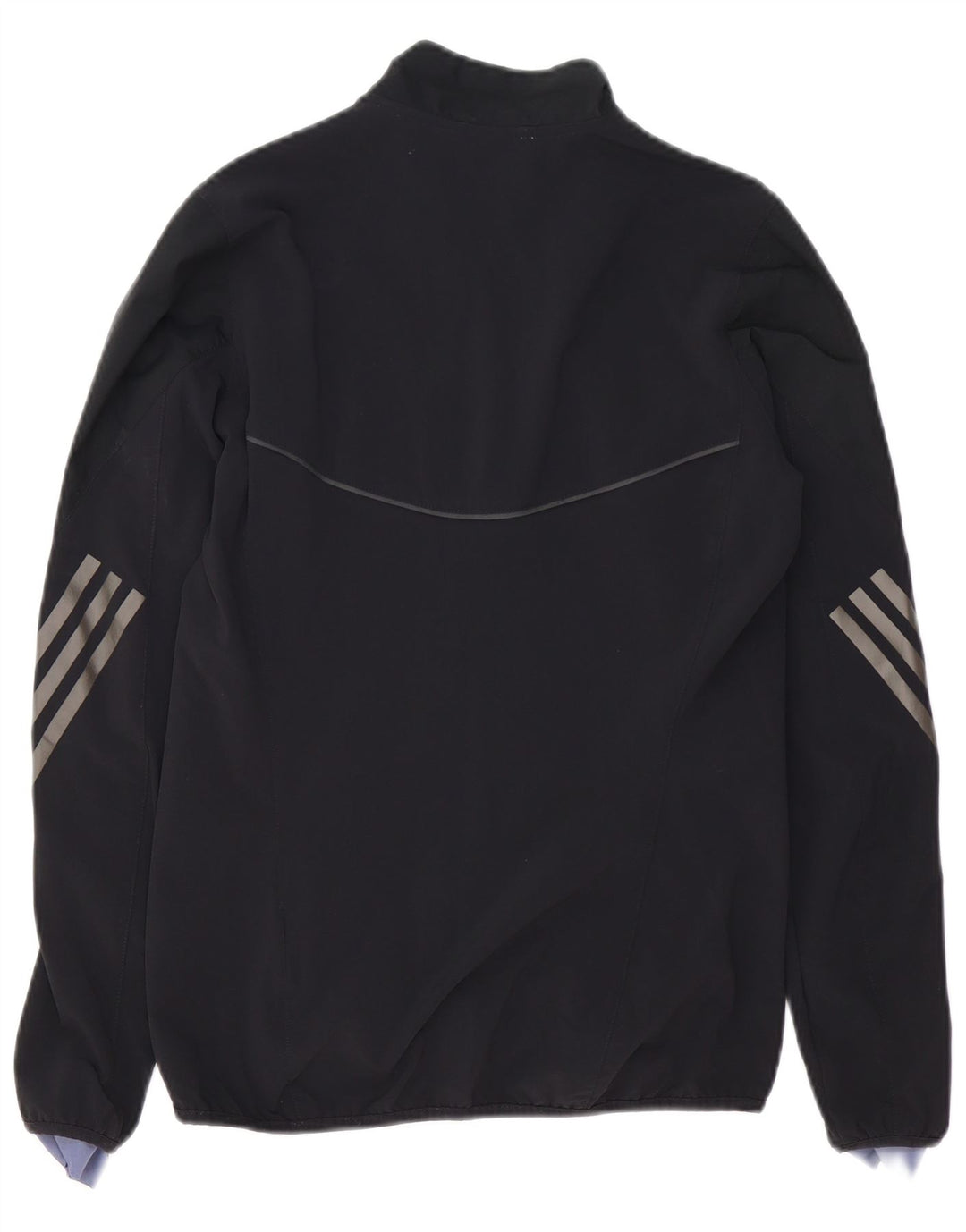 Jachetă de top pentru alergare ADIDAS pentru femei UK 10 Poliester negru mic