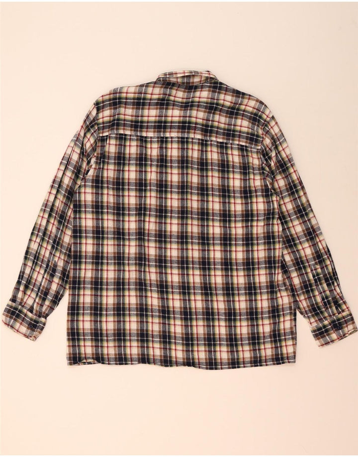 Cămașă pentru bărbați Follie Mărimea 43/44 XL Bumbac cu carouri multicolore
