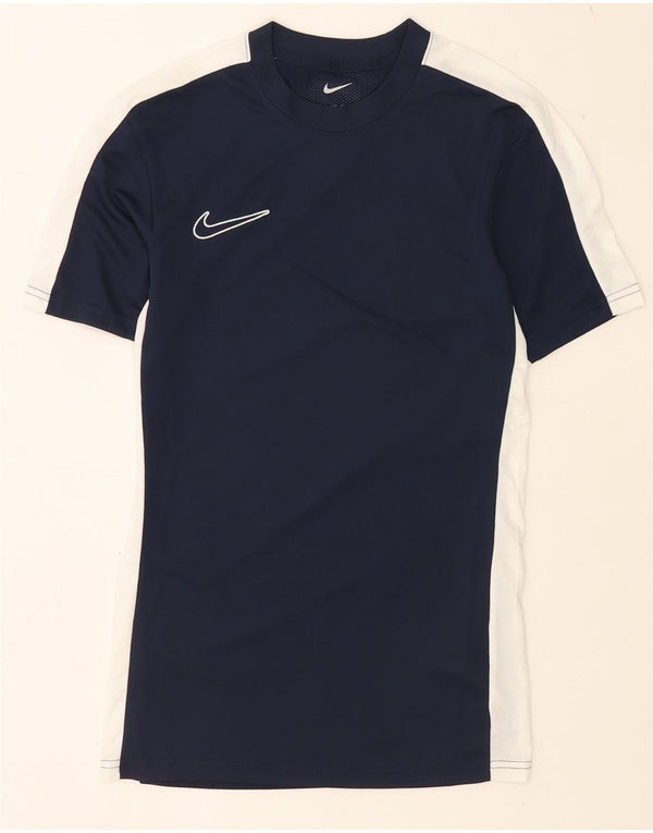 Tricou pentru bărbați Nike Dri Fit Slim Top XS bleumarin poliester color bloc