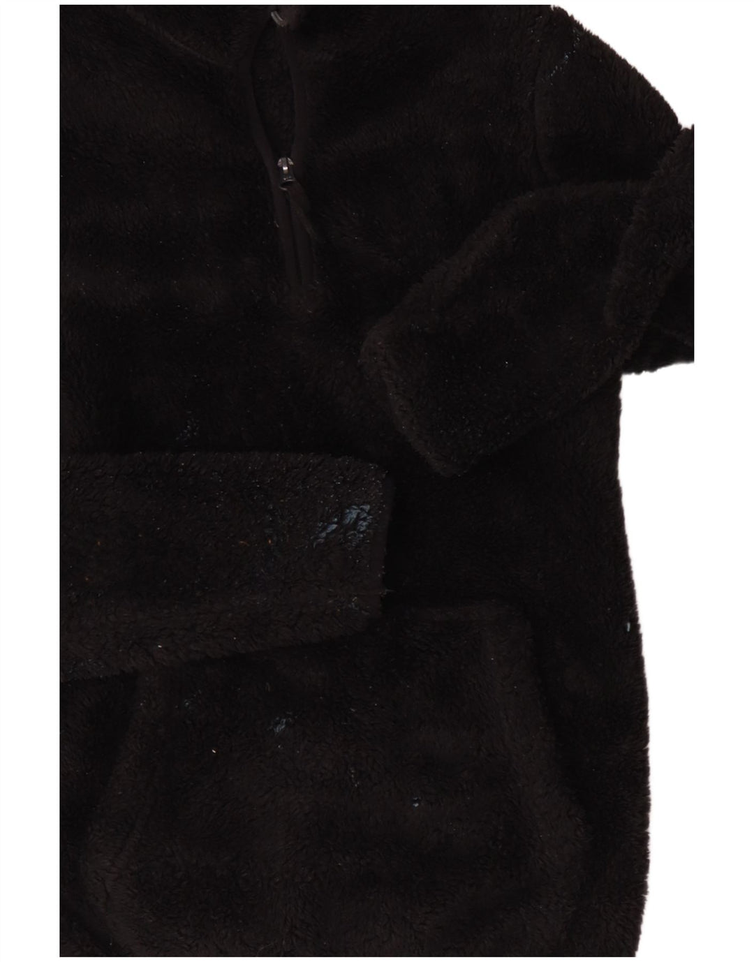 Jumper pentru femei Mountain Warehouse, cu fermoar și gât, din lână UK 12 Medium Negru