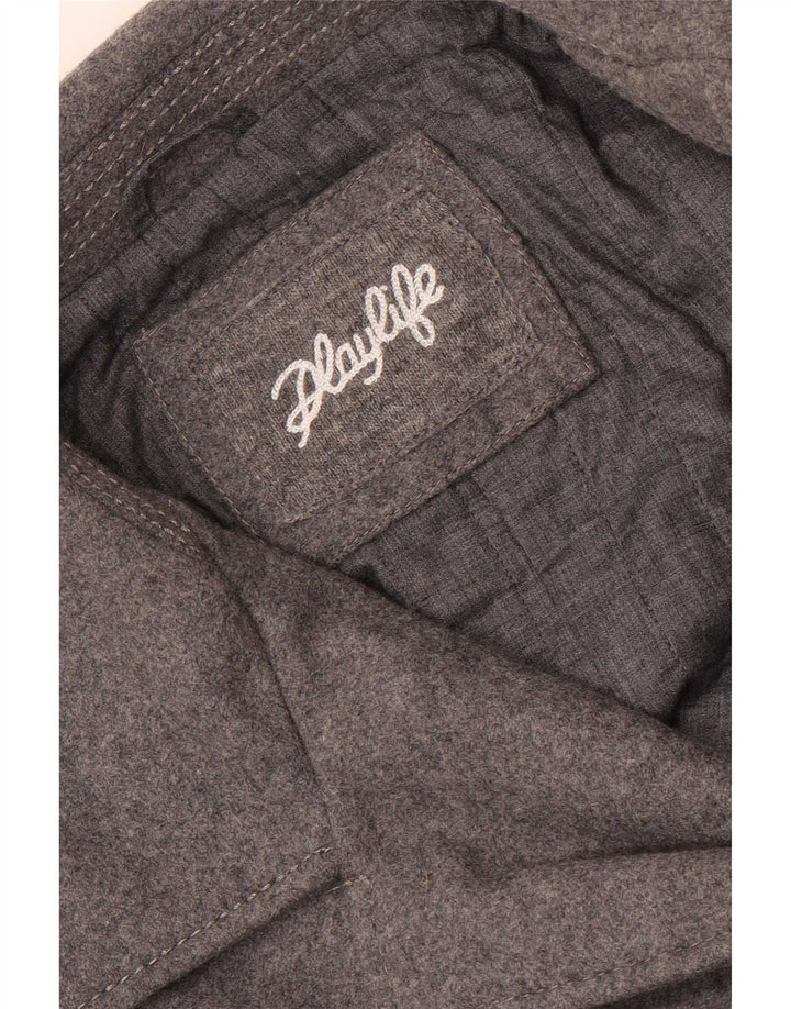 Palton pentru bărbați Playlife UK 40 mare, gri