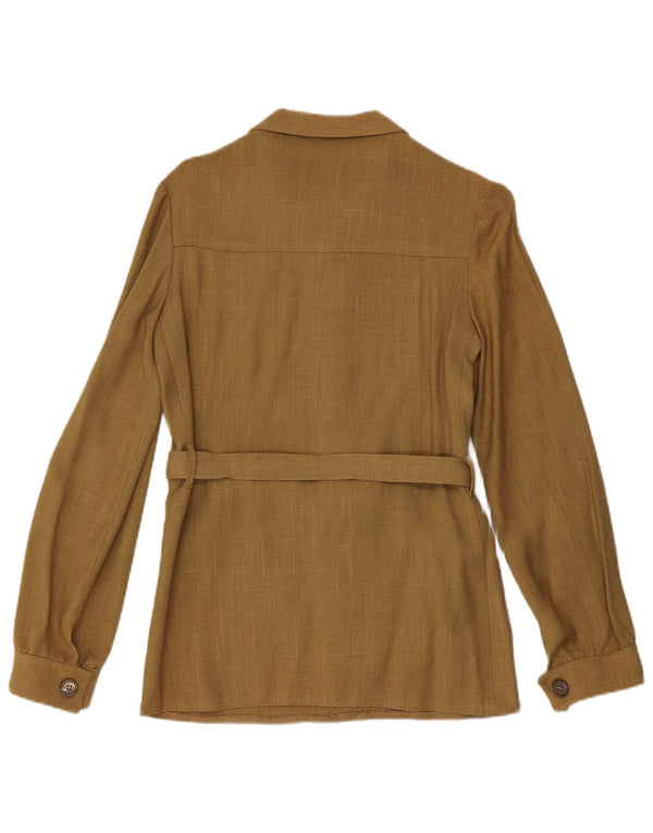 Cămașă Vintage pentru femei IT 42 Medium Khaki Viscose Classic